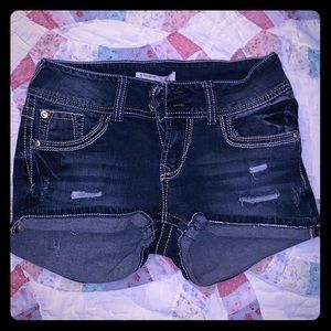 No boundaries blue jean shorts